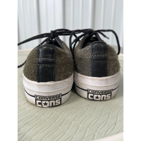 Converse One Star Woolrich Ox Lace-Up Sneakers Womens 7.5 Herbal Green Streetwea - Picture 4 of 8